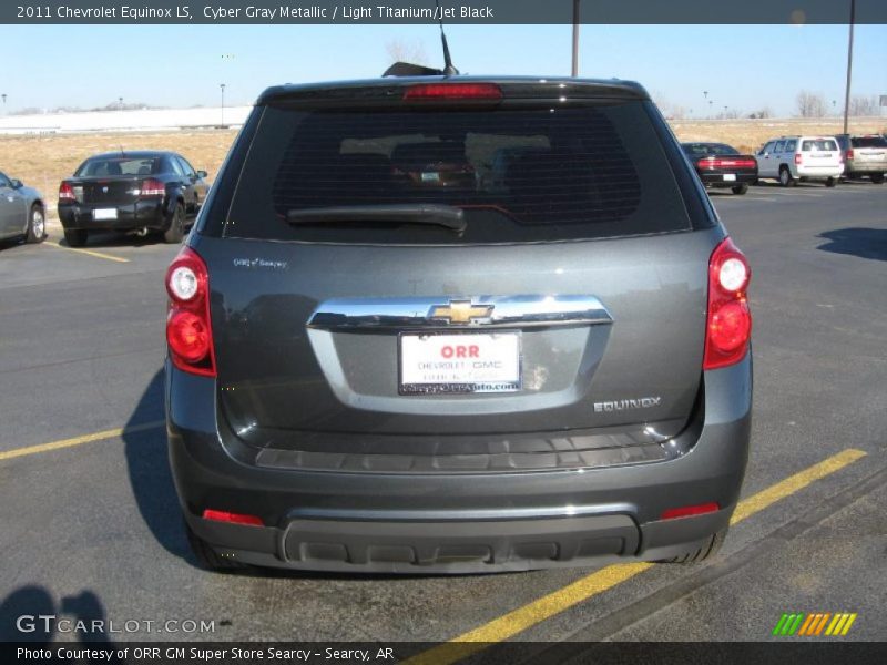 Cyber Gray Metallic / Light Titanium/Jet Black 2011 Chevrolet Equinox LS