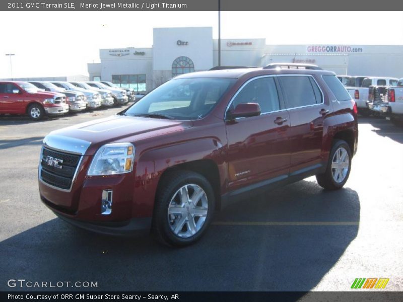 Merlot Jewel Metallic / Light Titanium 2011 GMC Terrain SLE