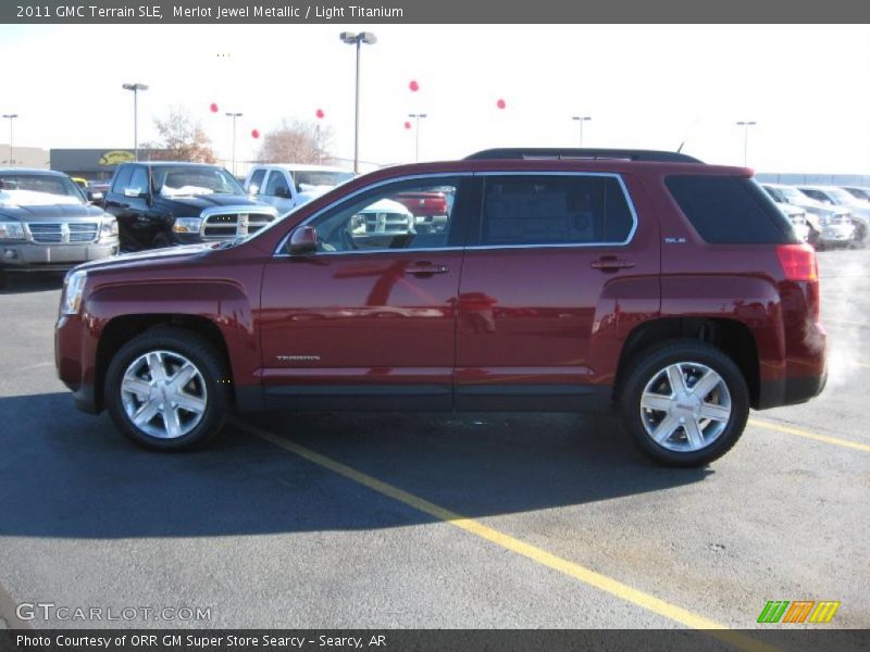 Merlot Jewel Metallic / Light Titanium 2011 GMC Terrain SLE