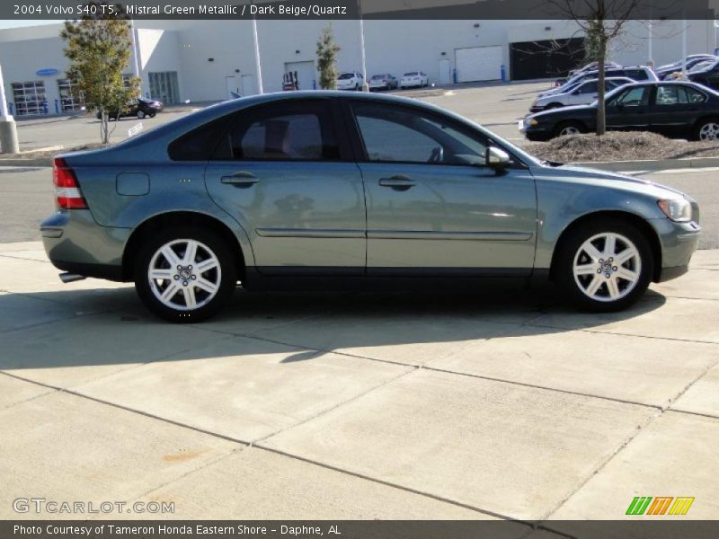 Mistral Green Metallic / Dark Beige/Quartz 2004 Volvo S40 T5