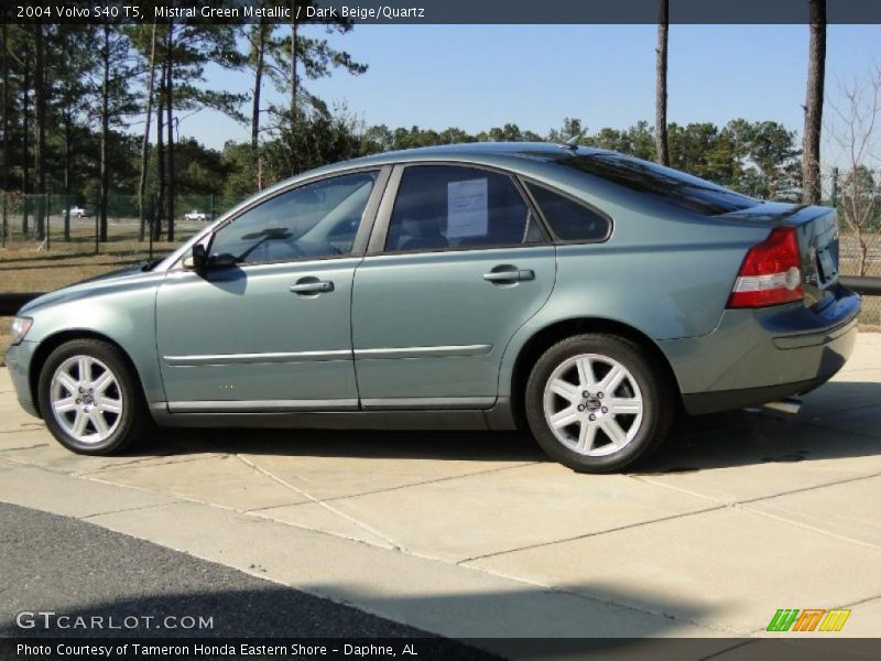 Mistral Green Metallic / Dark Beige/Quartz 2004 Volvo S40 T5