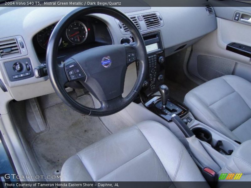  2004 S40 T5 Dark Beige/Quartz Interior