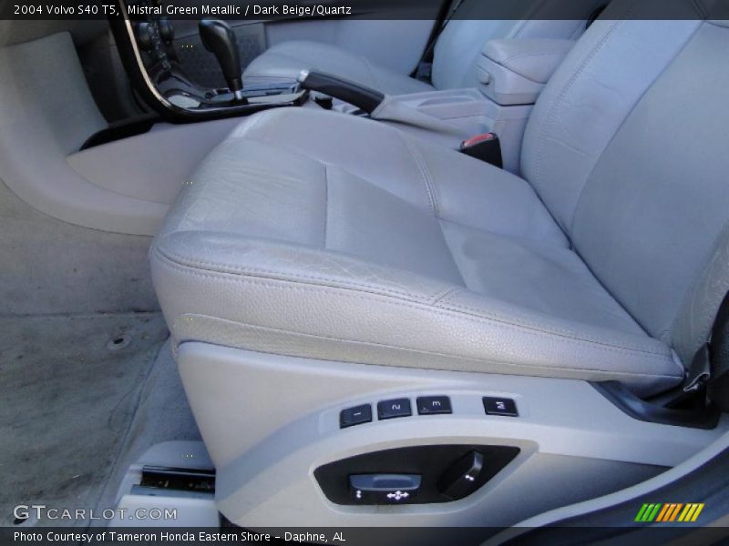 Mistral Green Metallic / Dark Beige/Quartz 2004 Volvo S40 T5