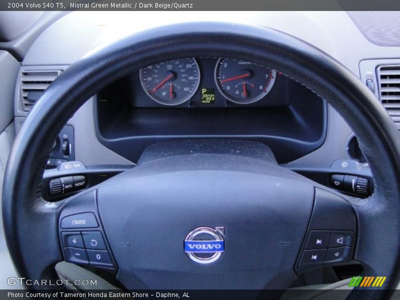 Mistral Green Metallic / Dark Beige/Quartz 2004 Volvo S40 T5
