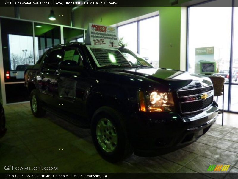 Imperial Blue Metallic / Ebony 2011 Chevrolet Avalanche LS 4x4