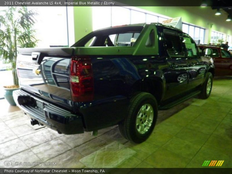 Imperial Blue Metallic / Ebony 2011 Chevrolet Avalanche LS 4x4