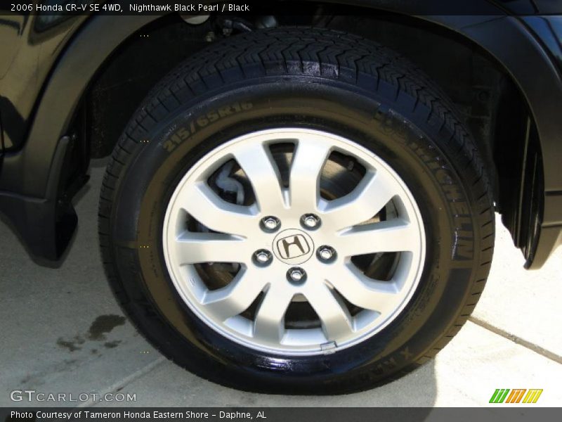 Nighthawk Black Pearl / Black 2006 Honda CR-V SE 4WD