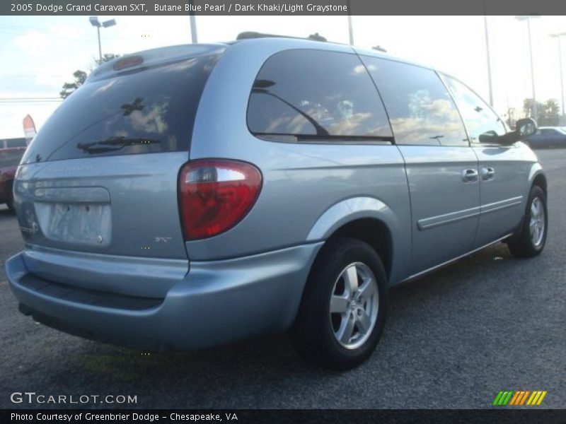 Butane Blue Pearl / Dark Khaki/Light Graystone 2005 Dodge Grand Caravan SXT