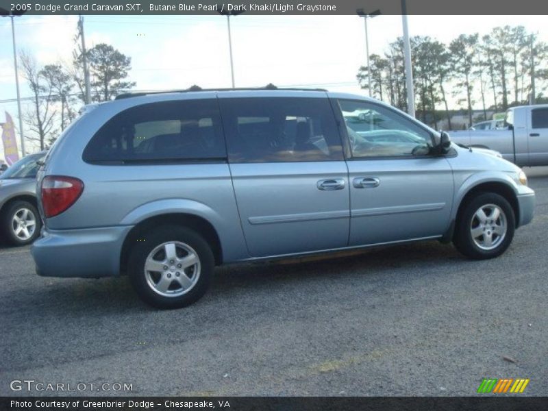 Butane Blue Pearl / Dark Khaki/Light Graystone 2005 Dodge Grand Caravan SXT