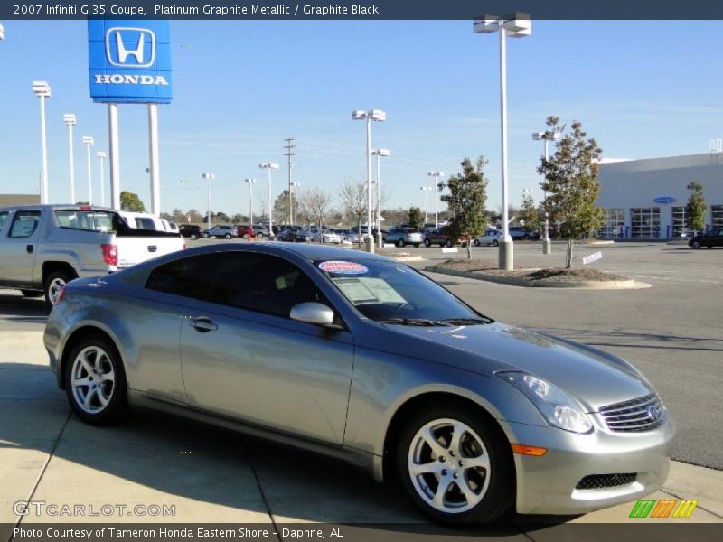 Platinum Graphite Metallic / Graphite Black 2007 Infiniti G 35 Coupe