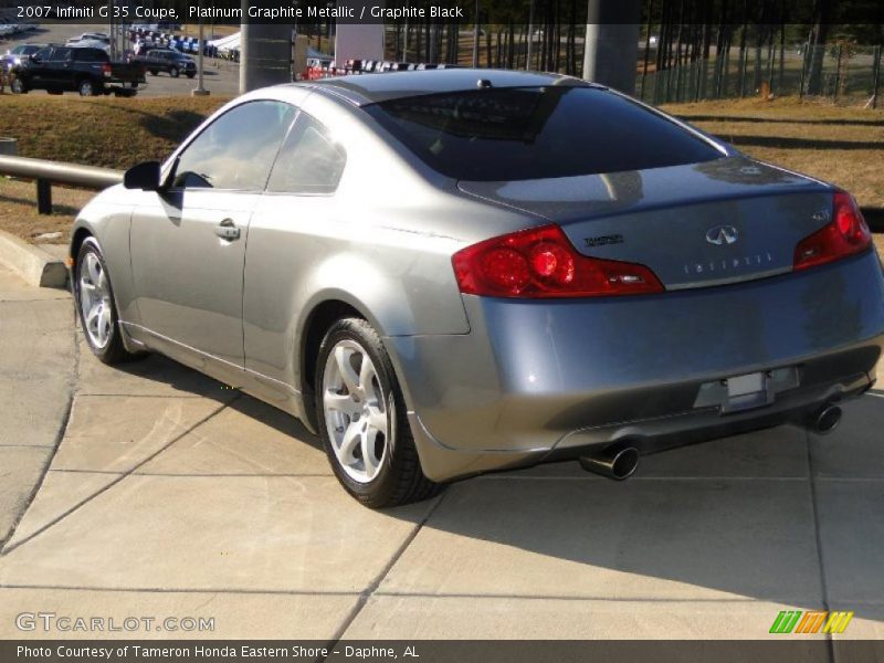 Platinum Graphite Metallic / Graphite Black 2007 Infiniti G 35 Coupe