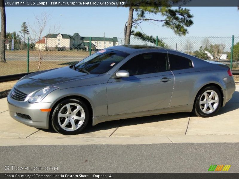 Platinum Graphite Metallic / Graphite Black 2007 Infiniti G 35 Coupe