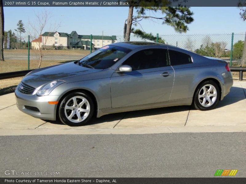 Platinum Graphite Metallic / Graphite Black 2007 Infiniti G 35 Coupe