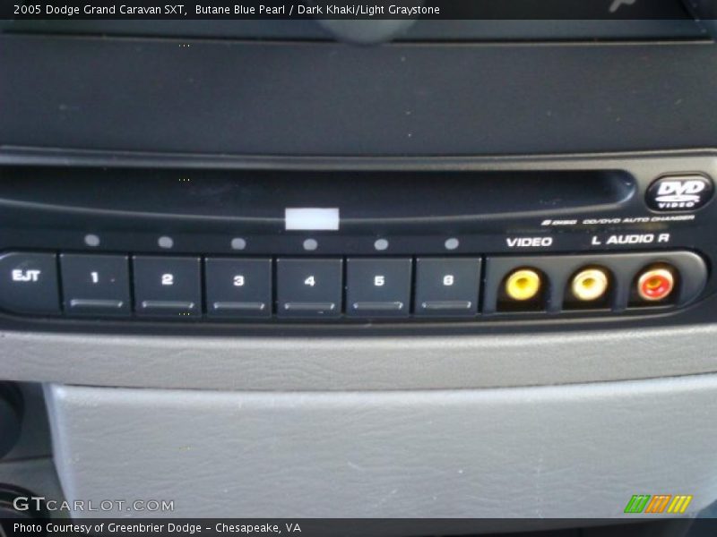 Butane Blue Pearl / Dark Khaki/Light Graystone 2005 Dodge Grand Caravan SXT