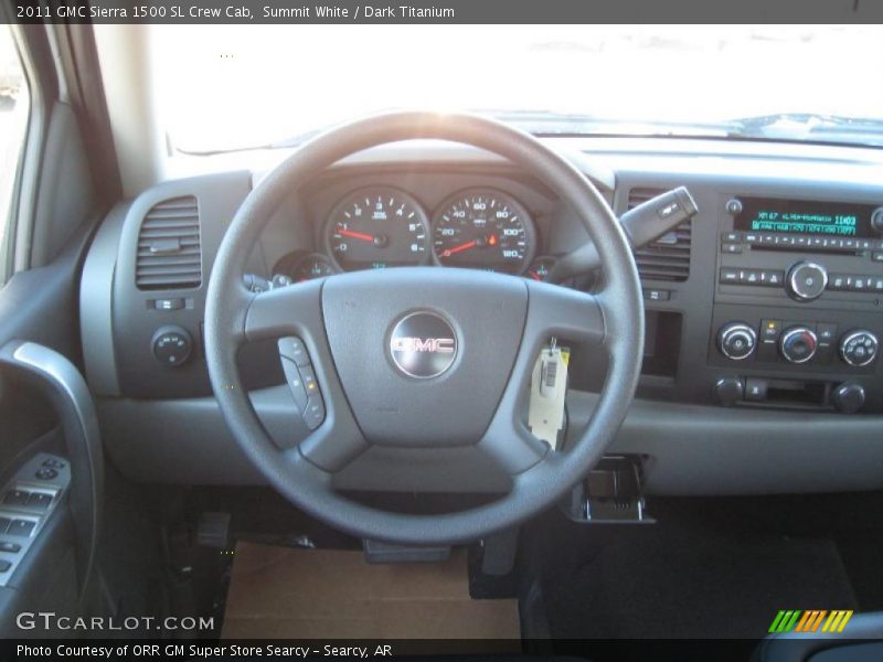  2011 Sierra 1500 SL Crew Cab Steering Wheel