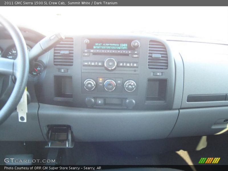 Summit White / Dark Titanium 2011 GMC Sierra 1500 SL Crew Cab