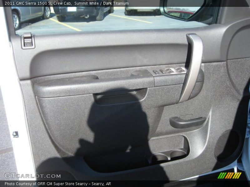 Summit White / Dark Titanium 2011 GMC Sierra 1500 SL Crew Cab