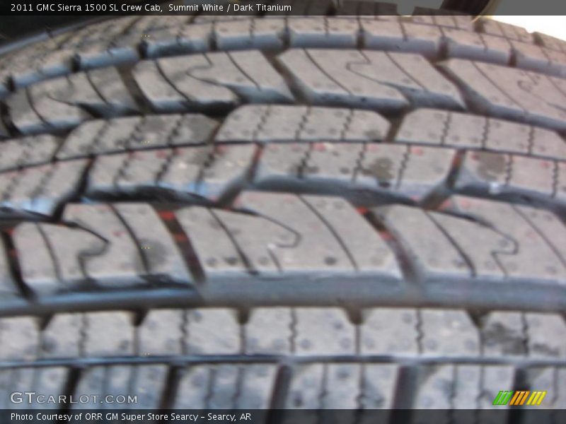 Summit White / Dark Titanium 2011 GMC Sierra 1500 SL Crew Cab