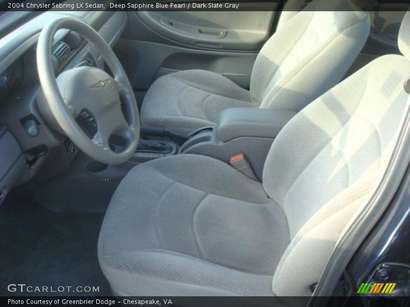 Deep Sapphire Blue Pearl / Dark Slate Gray 2004 Chrysler Sebring LX Sedan