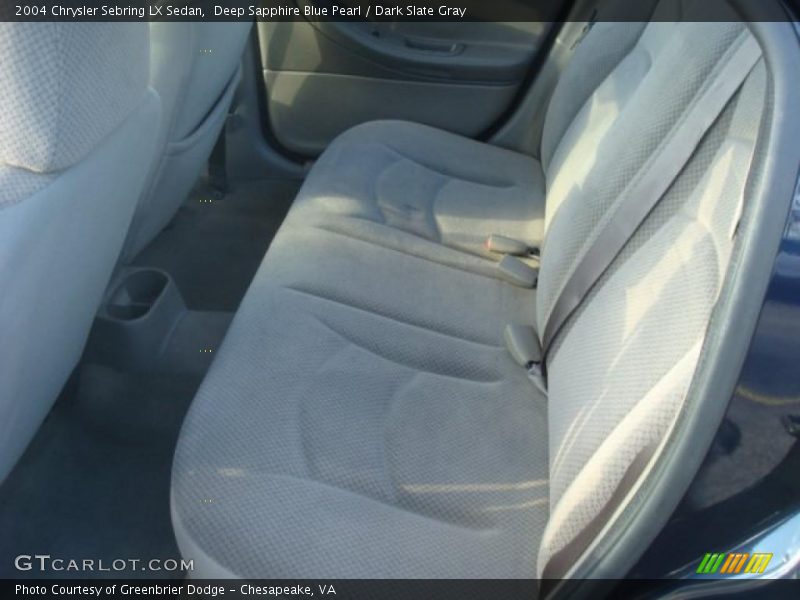 Deep Sapphire Blue Pearl / Dark Slate Gray 2004 Chrysler Sebring LX Sedan