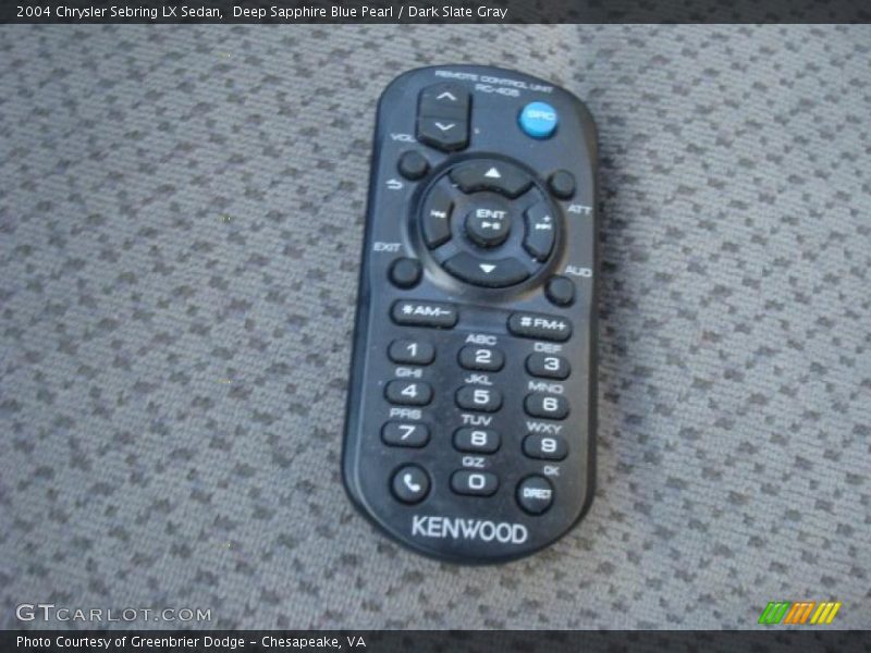 Deep Sapphire Blue Pearl / Dark Slate Gray 2004 Chrysler Sebring LX Sedan