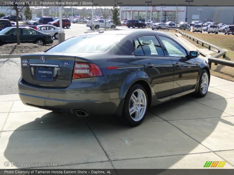 Polished Metal Metallic / Ebony 2008 Acura TL 3.2