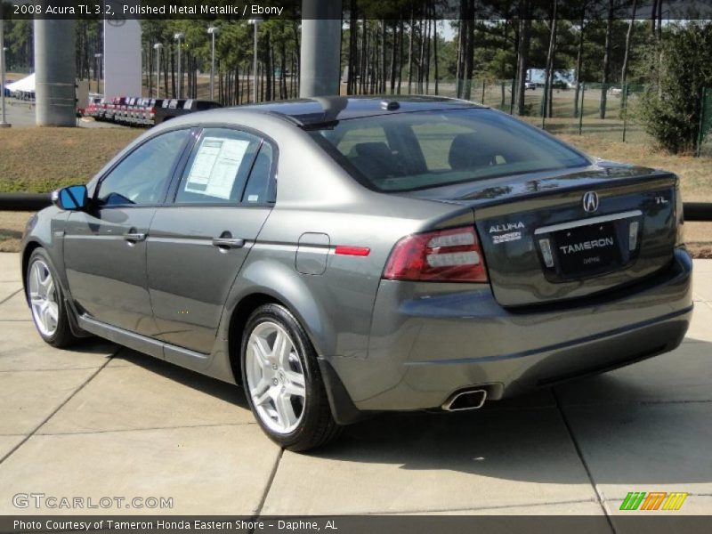 Polished Metal Metallic / Ebony 2008 Acura TL 3.2