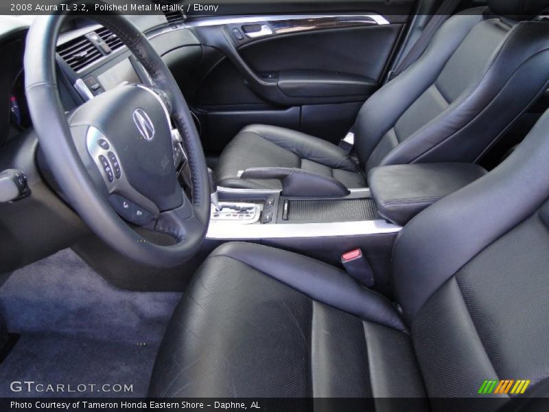 Polished Metal Metallic / Ebony 2008 Acura TL 3.2