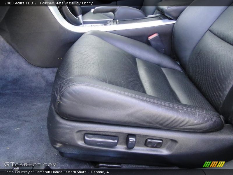 Polished Metal Metallic / Ebony 2008 Acura TL 3.2