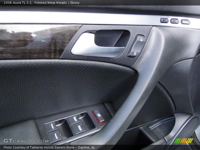 Polished Metal Metallic / Ebony 2008 Acura TL 3.2
