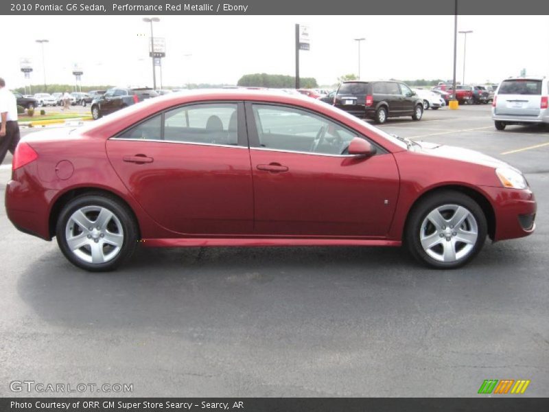  2010 G6 Sedan Performance Red Metallic