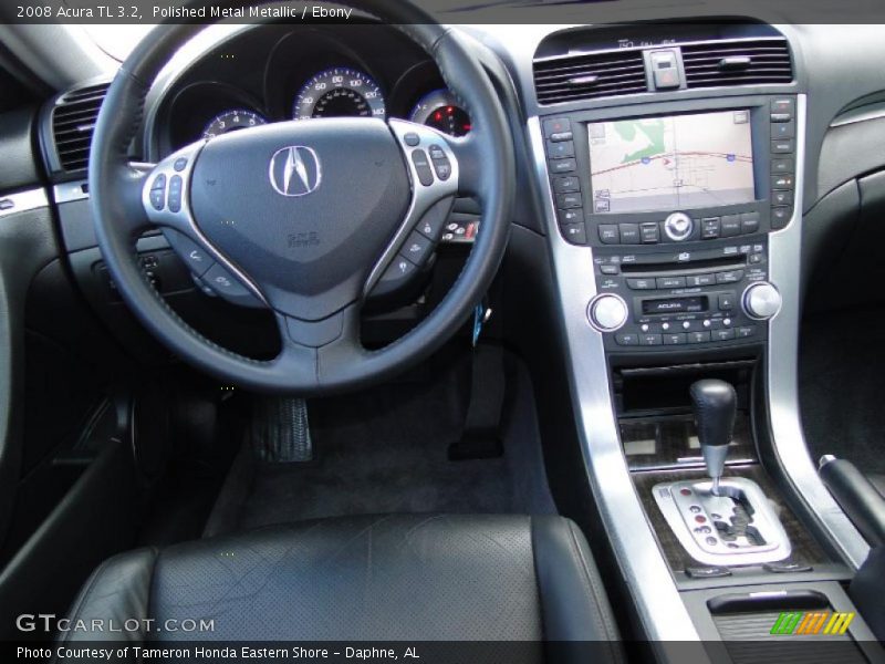 Polished Metal Metallic / Ebony 2008 Acura TL 3.2
