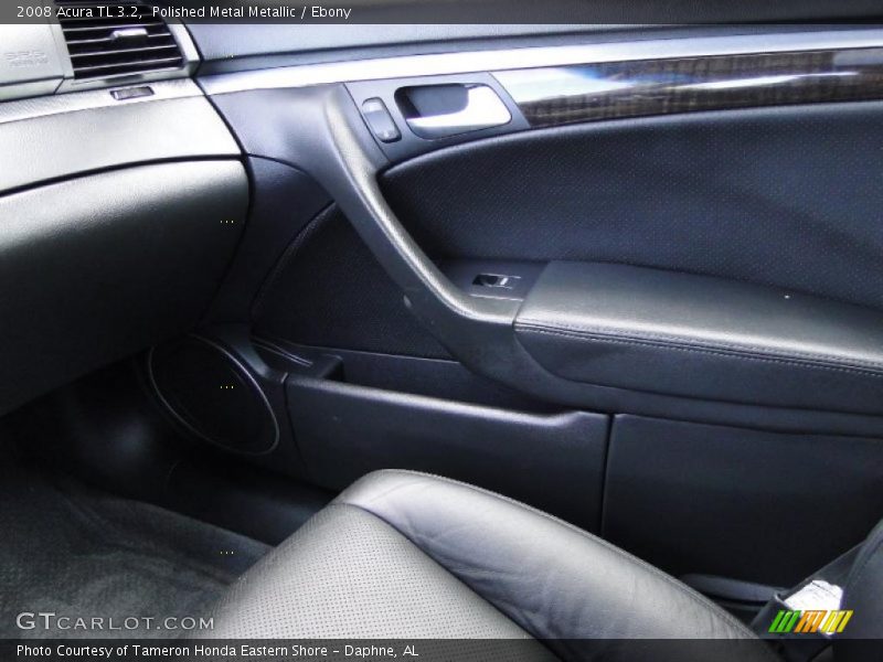 Polished Metal Metallic / Ebony 2008 Acura TL 3.2