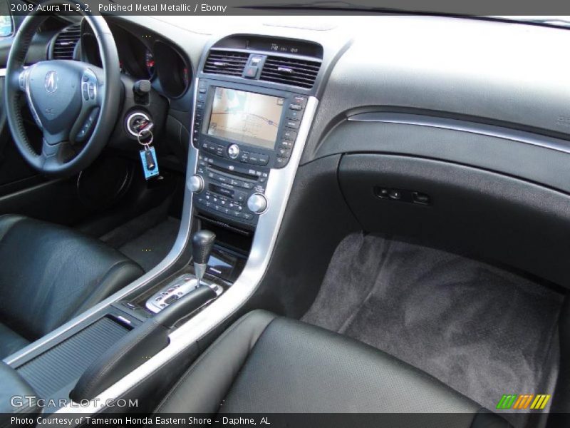 Polished Metal Metallic / Ebony 2008 Acura TL 3.2