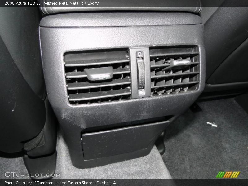 Polished Metal Metallic / Ebony 2008 Acura TL 3.2
