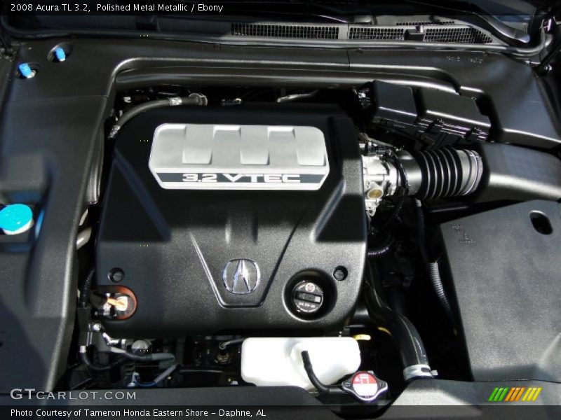 Polished Metal Metallic / Ebony 2008 Acura TL 3.2