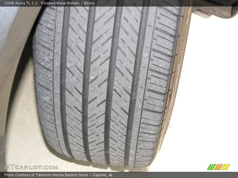 Polished Metal Metallic / Ebony 2008 Acura TL 3.2