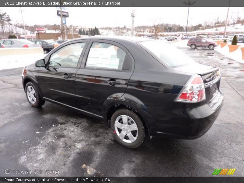 Black Granite Metallic / Charcoal 2011 Chevrolet Aveo LT Sedan