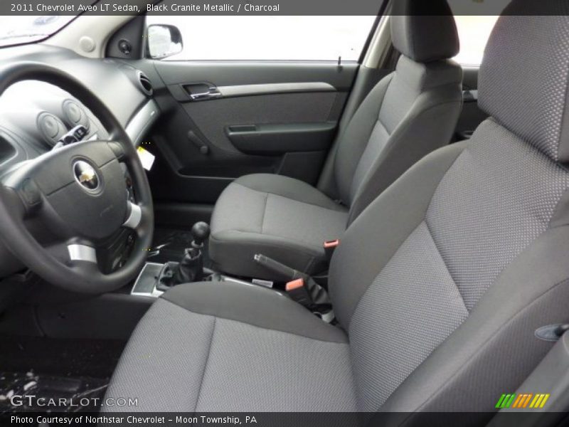  2011 Aveo LT Sedan Charcoal Interior
