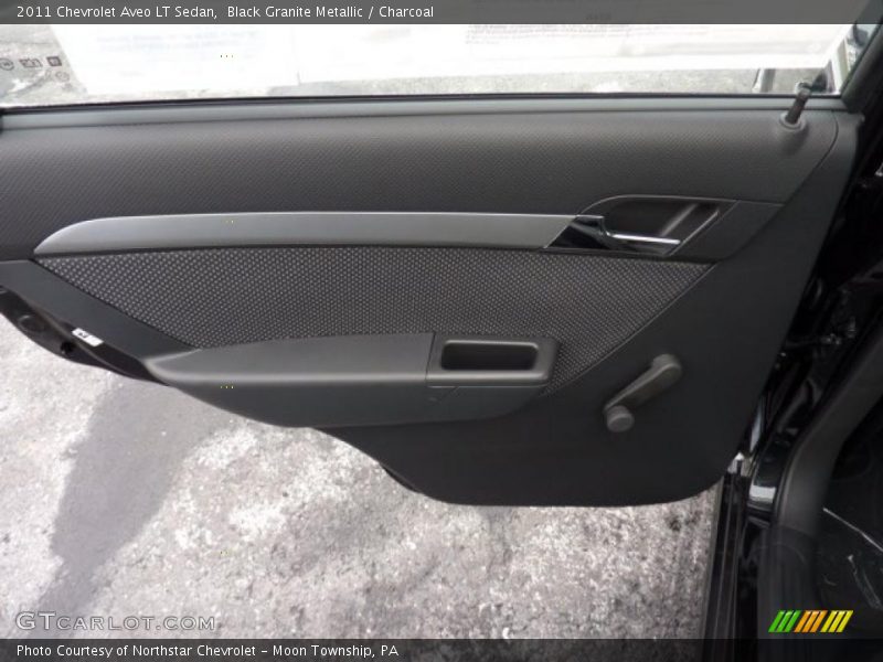 Black Granite Metallic / Charcoal 2011 Chevrolet Aveo LT Sedan
