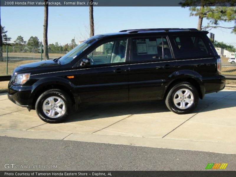 Formal Black / Gray 2008 Honda Pilot Value Package
