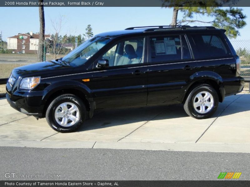 Formal Black / Gray 2008 Honda Pilot Value Package