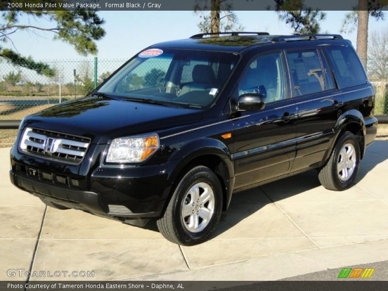 Formal Black / Gray 2008 Honda Pilot Value Package