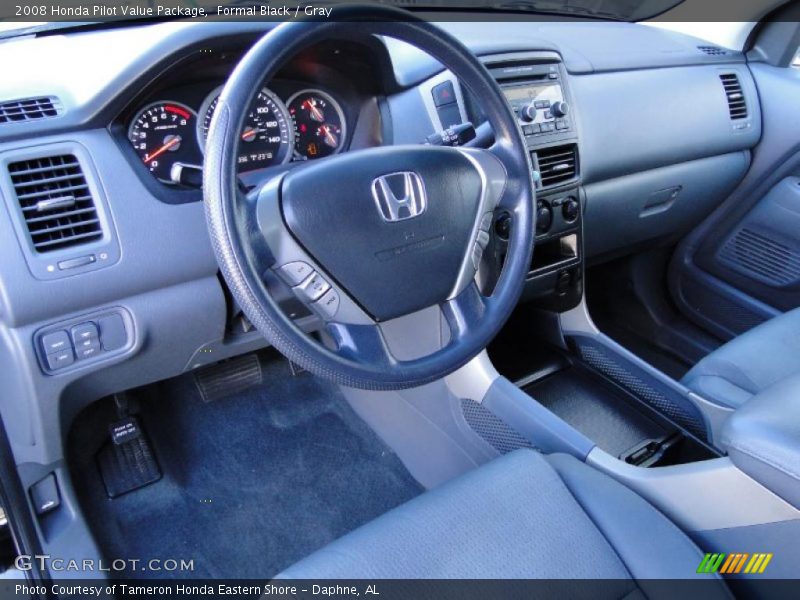 Formal Black / Gray 2008 Honda Pilot Value Package