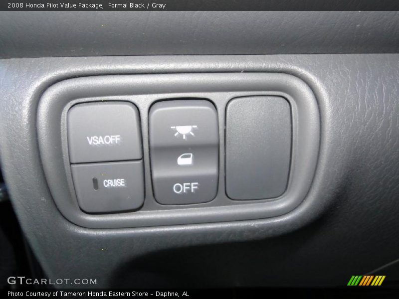Formal Black / Gray 2008 Honda Pilot Value Package