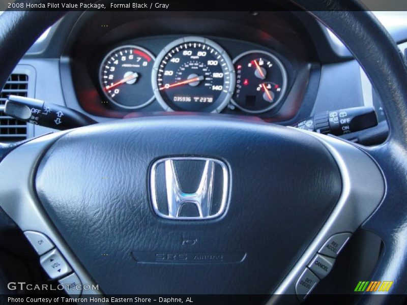 Formal Black / Gray 2008 Honda Pilot Value Package