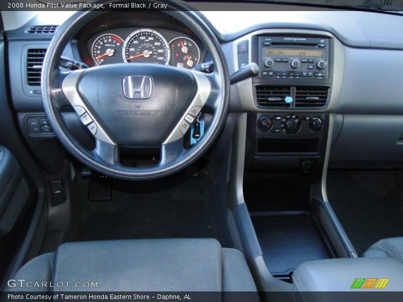 Formal Black / Gray 2008 Honda Pilot Value Package