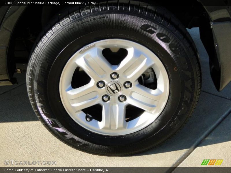 Formal Black / Gray 2008 Honda Pilot Value Package