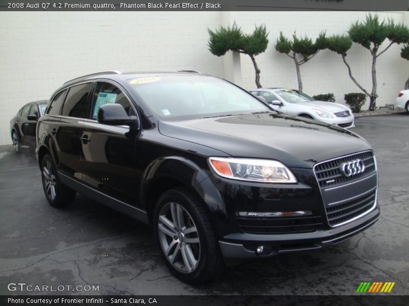 Phantom Black Pearl Effect / Black 2008 Audi Q7 4.2 Premium quattro