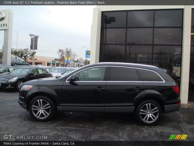 Phantom Black Pearl Effect / Black 2008 Audi Q7 4.2 Premium quattro